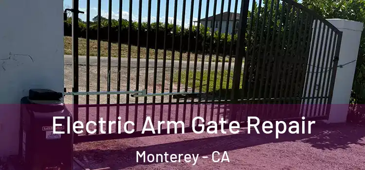 Electric Arm Gate Repair Monterey - CA